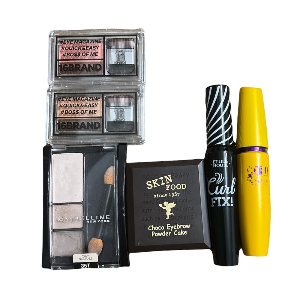 Eyeshadows, Eyebrow, and Mascaras